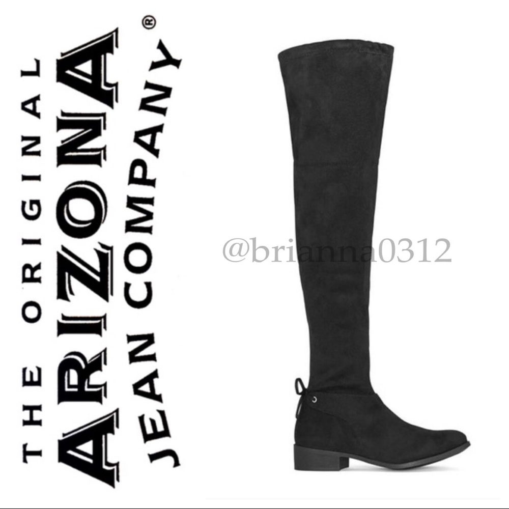 SALE 🚨 Black Suede Over the Knee Boots